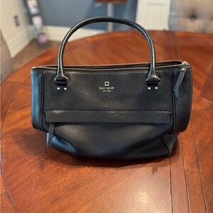Kate Spade Black Leather Satchel